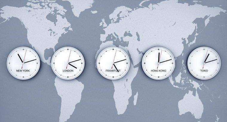 Was ist der Zeitunterschied zwischen GMT und EST?