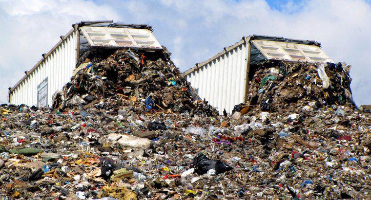 Was sind die Probleme beim Vergraben von Abfällen auf Deponien?
