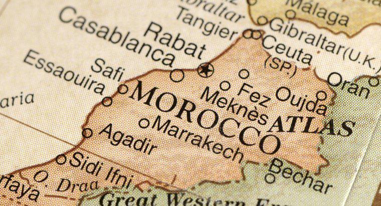 Welche Länder grenzen an Marokko?