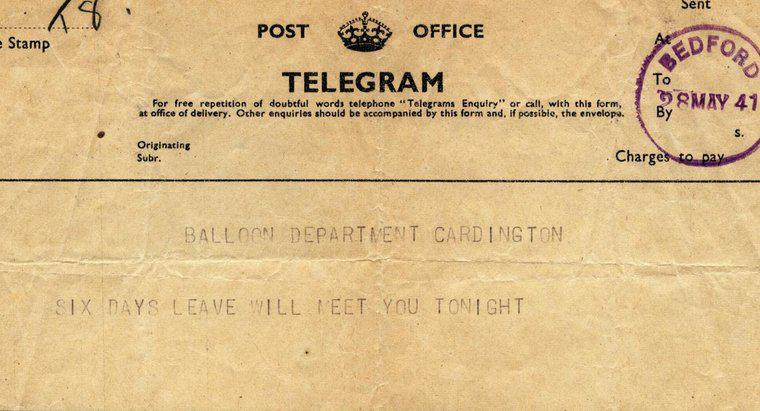 Wie funktioniert ein Telegramm?
