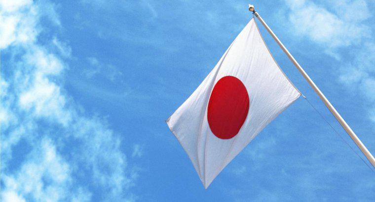 Was symbolisiert die japanische Flagge?
