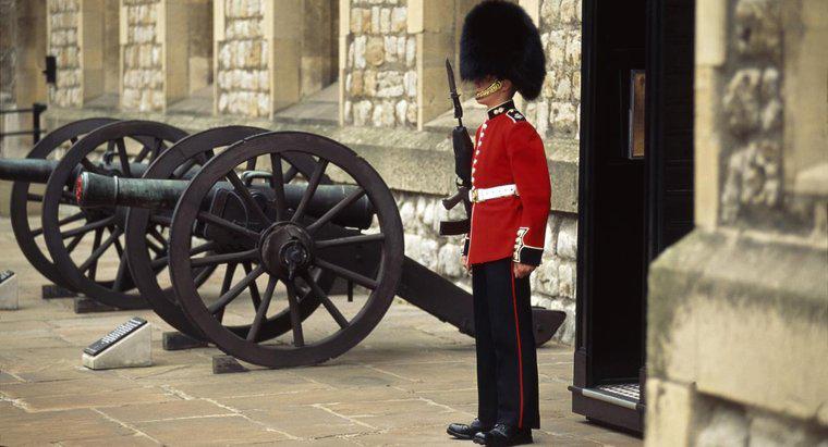 Wie heißt der Hut, den die englischen Royal Guards tragen?