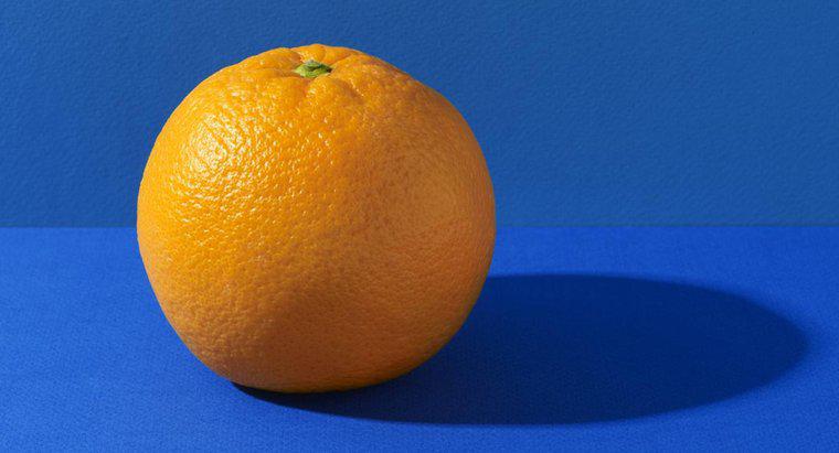 Wie viel wiegt eine Orange?
