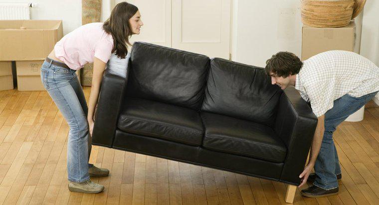 Wie viel wiegt eine Couch?
