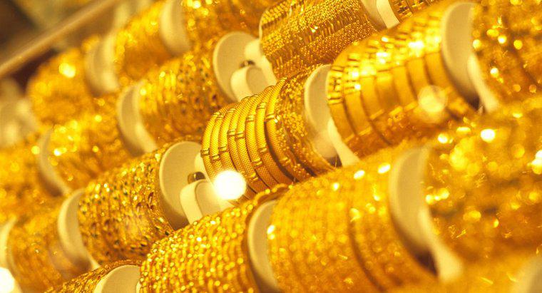 Wie viele Elektronen hat Gold?