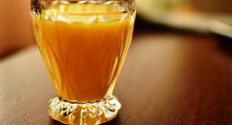 Was bedeutet pasteurisierter Orangensaft?