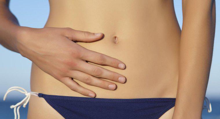 Was sind mögliche Ursachen für Bauchschmerzen auf der rechten Körperseite?