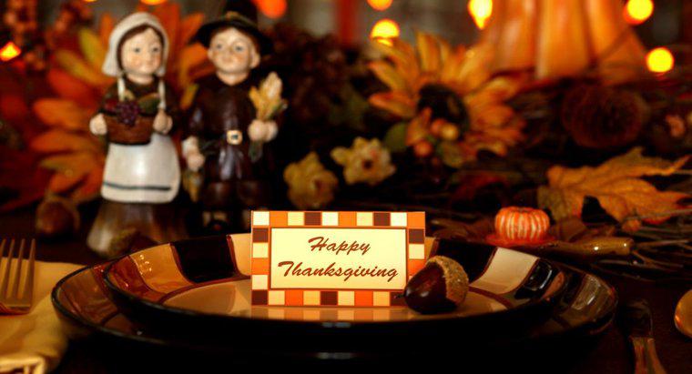 Warum feierten die Pilger Thanksgiving?