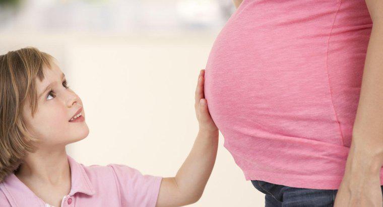 Wann spürt eine Frau, wie sich ihr ungeborenes Baby bewegt?