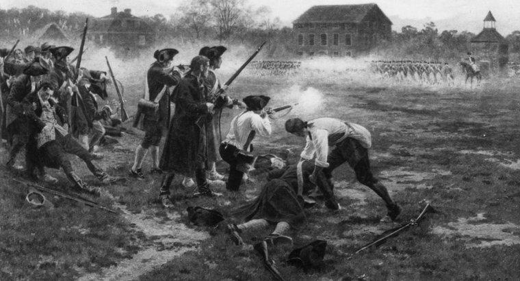Warum fanden die Schlachten von Lexington und Concord statt?
