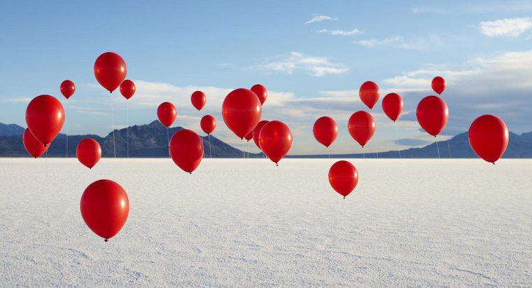 Warum schweben Heliumballons?