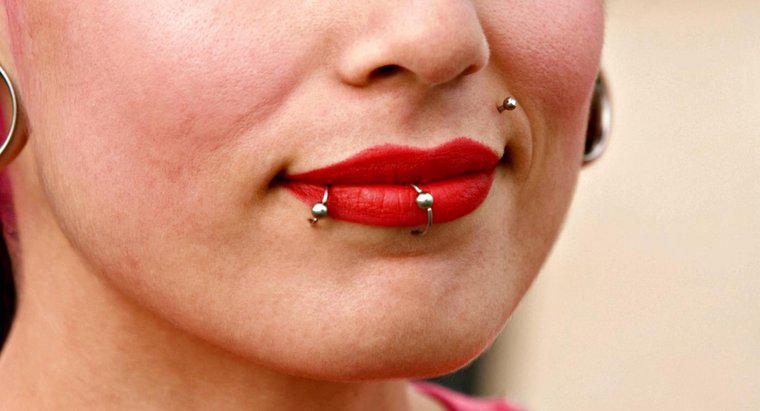 Welche Arten von Lippenpiercings gibt es?