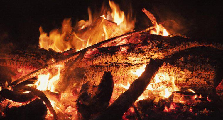 Was ist die Wortgleichung für Holzverbrennung?
