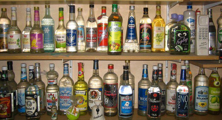 Wie heißen beliebte Wodka-Marken?