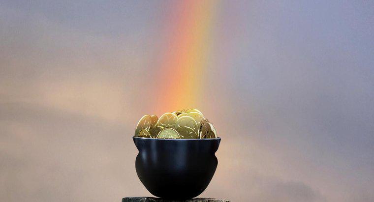 Warum gibt es am Ende eines Regenbogens einen Topf voll Gold?