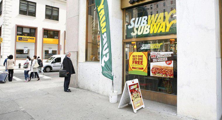 Welche Optionen gibt es für Subway Sandwich Specials?