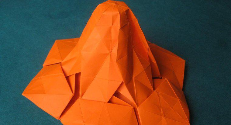 Wie macht man Berge aus Papier?