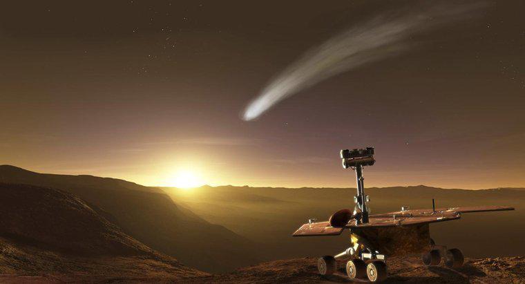 Wie weit ist der Mars von der Sonne entfernt?