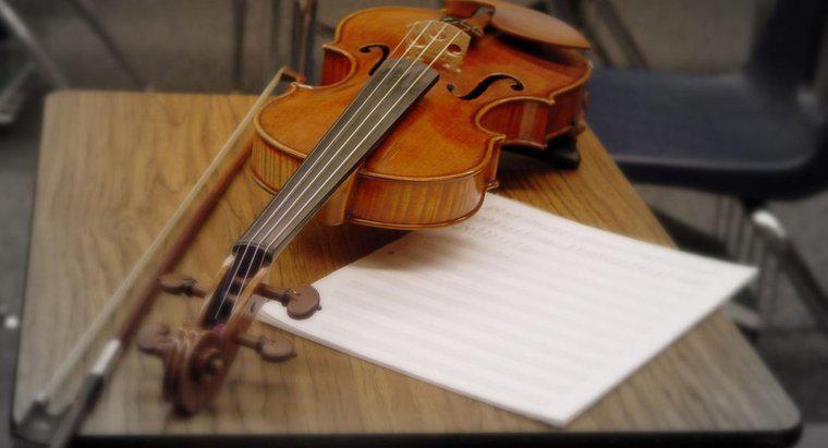Wie erzeugt eine Geige Klänge?