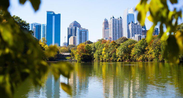 Wann wurde Atlanta die Hauptstadt von Georgia?