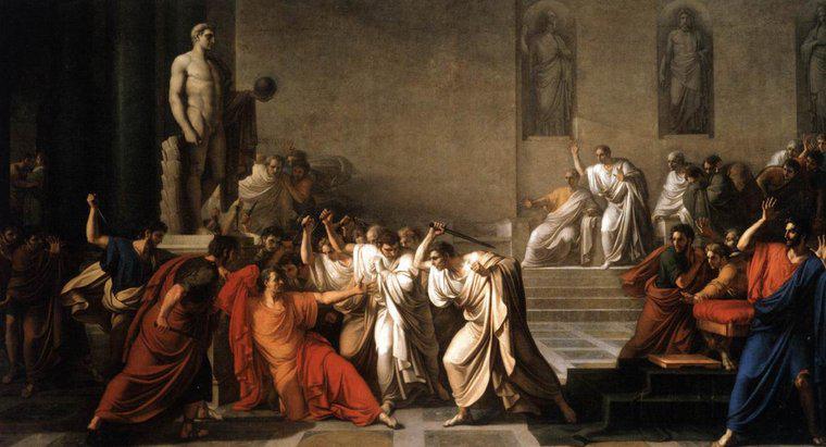 Welche Gründe gibt Brutus für die Tötung von Caesar an?