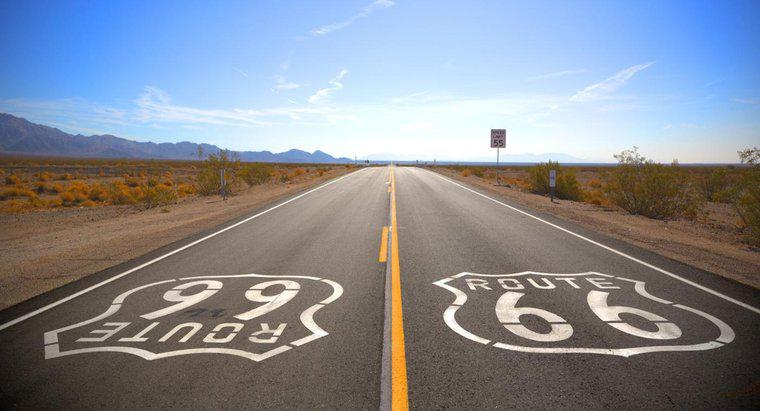 Wo beginnt und endet die Route 66?