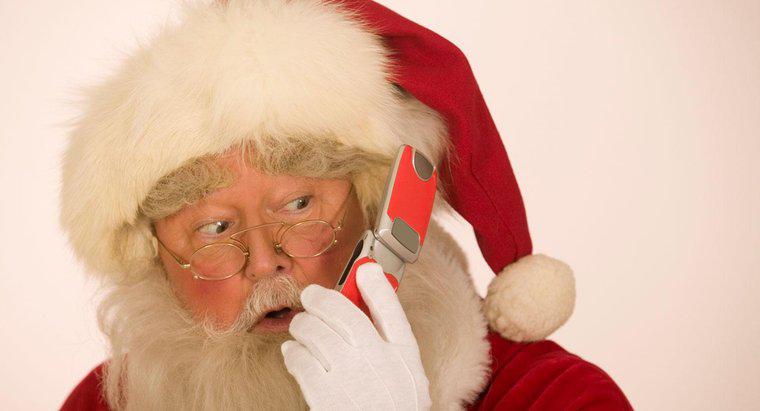 Was ist die Telefonnummer des Weihnachtsmanns?