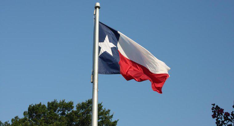 Was ist der richtige Weg, um die Texas-Flagge zu begrüßen?